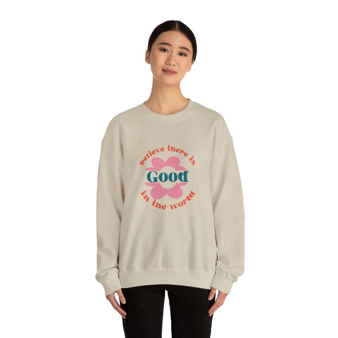 Believe in World Crewneck Sweatshirt - Behibrid