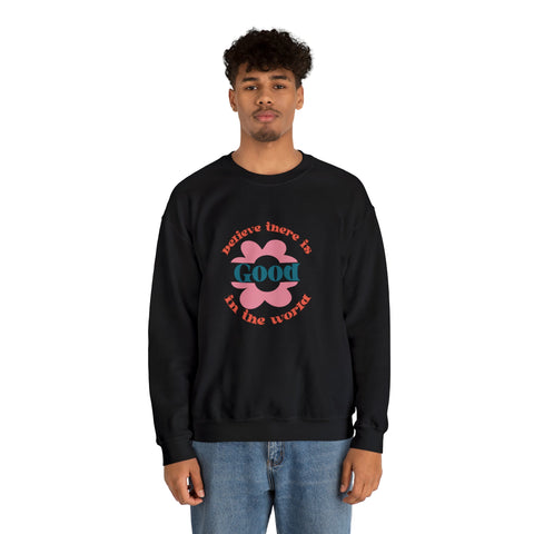 Believe in World Crewneck Sweatshirt - Behibrid