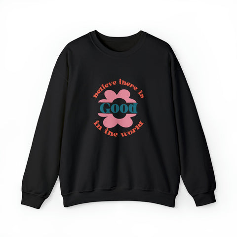 Believe in World Crewneck Sweatshirt - Behibrid