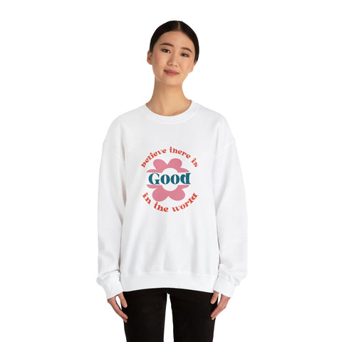 Believe in World Crewneck Sweatshirt - Behibrid