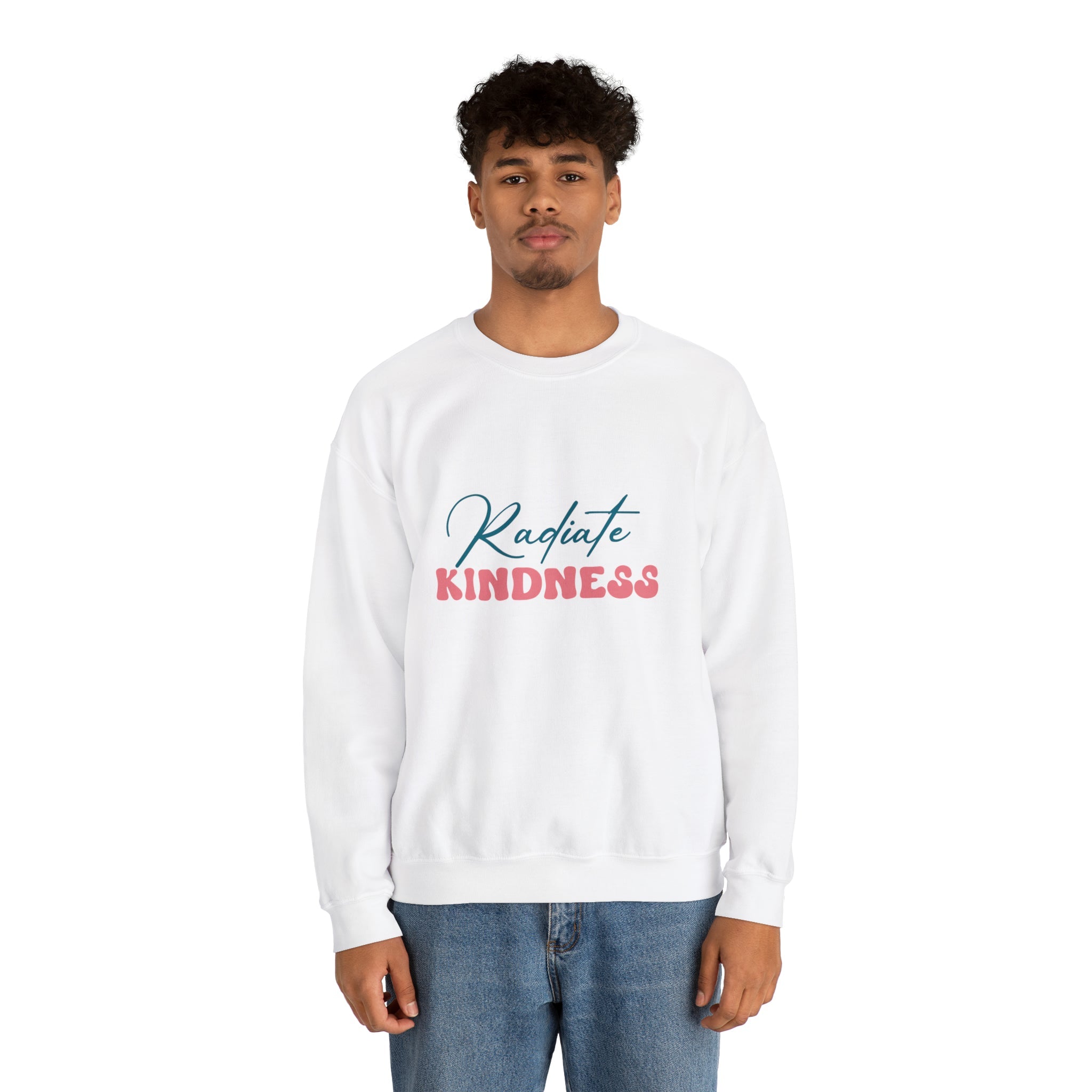 Radiate Kindness Crewneck Sweatshirt - Behibrid