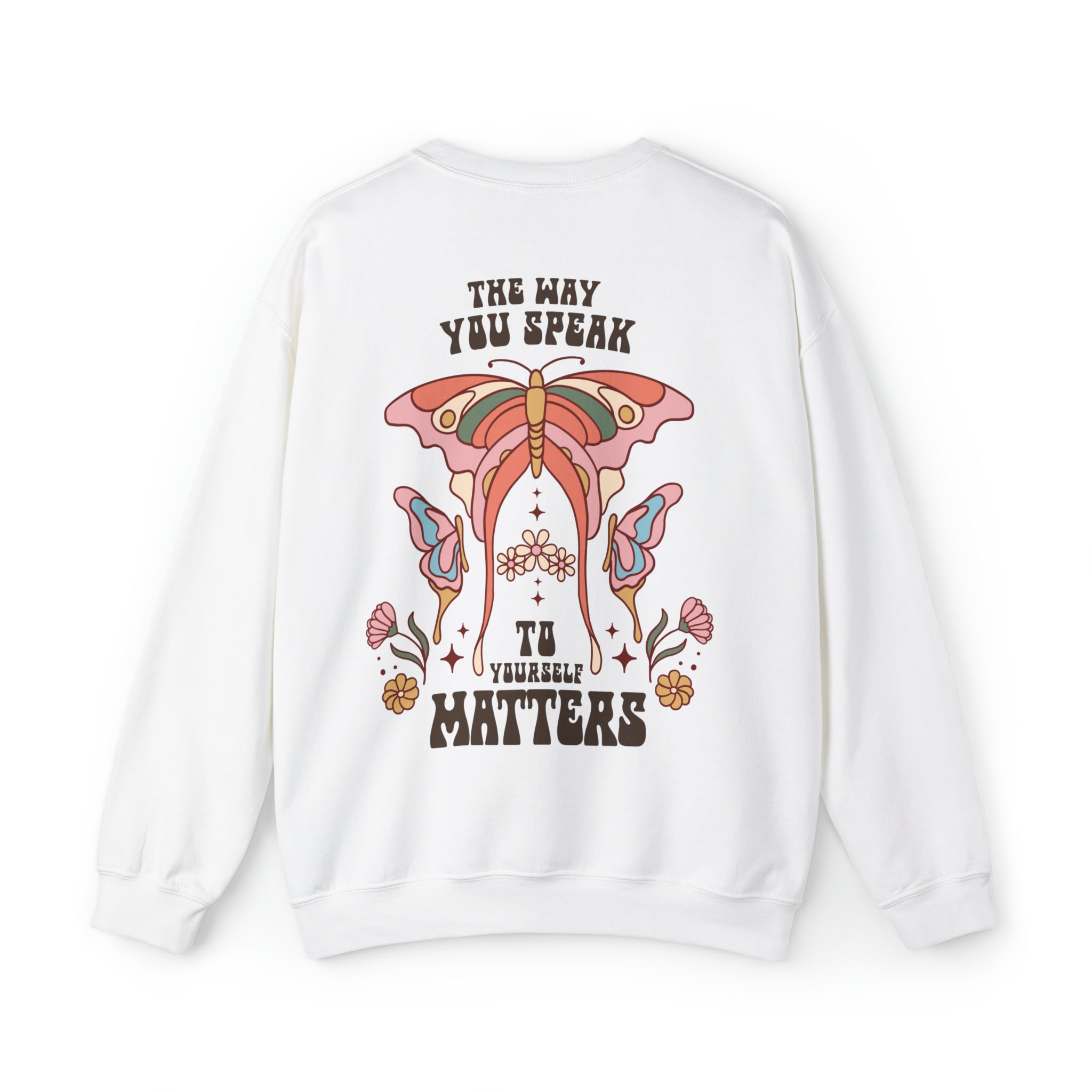 The Way you Speak Matters Crewneck Sweatshirt - Behibrid