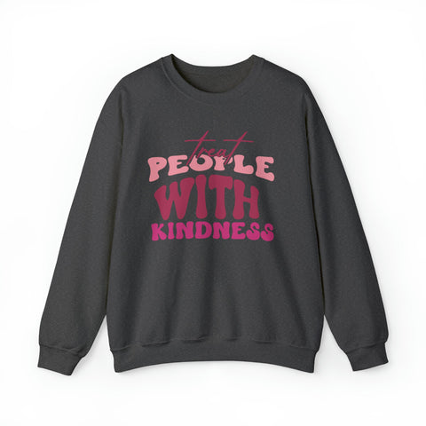 Treat People with Kindness Crewneck Sweatshirt - Behibrid